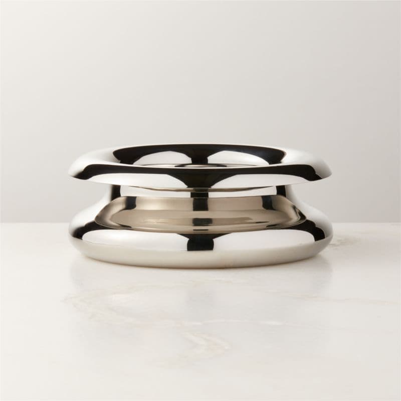 Piero Polished Stainless Steel Serving Bowl Small by Gianfranco Frattini