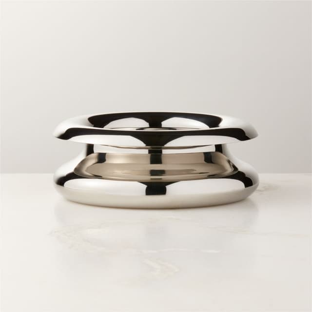 Piero Polished Stainless Steel Serving Bowl Small by Gianfranco Frattini