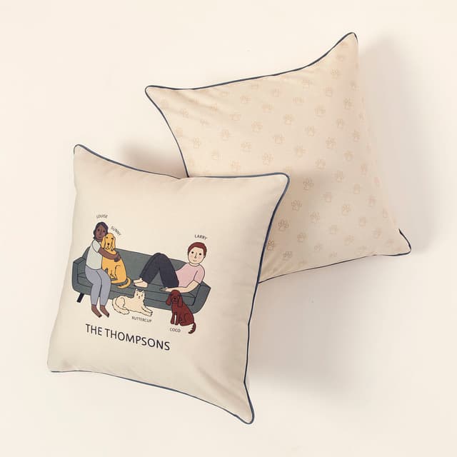 Personalized Pet-Family Pillow