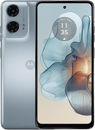 Motorola Moto G24 Power Dual SIM | 2024 | 8+256GB | GSM Unlocked Smartphone | 6.56" 90Hz IPS LCD Display | 50MP Camera | Li-Po 6000 mAh Battery | International Model - (Glacier Blue)