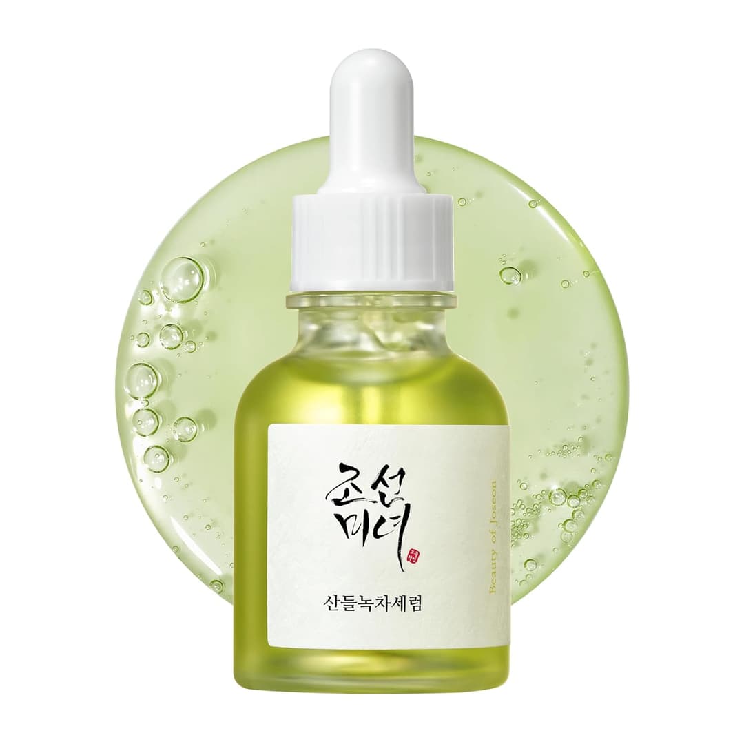 Beauty of Joseon Calming Serum Green Tea Panthenol Soothing, Moisturizing Sensitive, Acne-Prone, UV Irritated Skin, Daily Korean Skin Care for Men and Women, 30ml 1 fl.oz