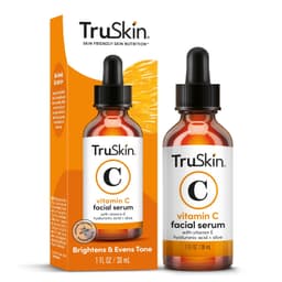 TruSkin Vitamin C Serum – Anti Aging Facial Serum with Vitamin C, Hyaluronic Acid, Vitamin E – Brightening Serum – Even Skin Tone, Improve Appearance of Dark Spots, Fine Lines & Wrinkles, 1 Fl Oz