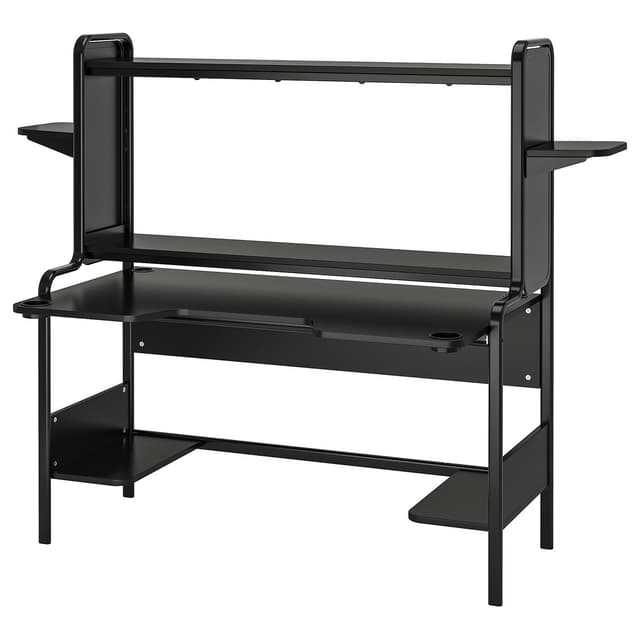 FREDDE black, Desk, 185x74x146 cm