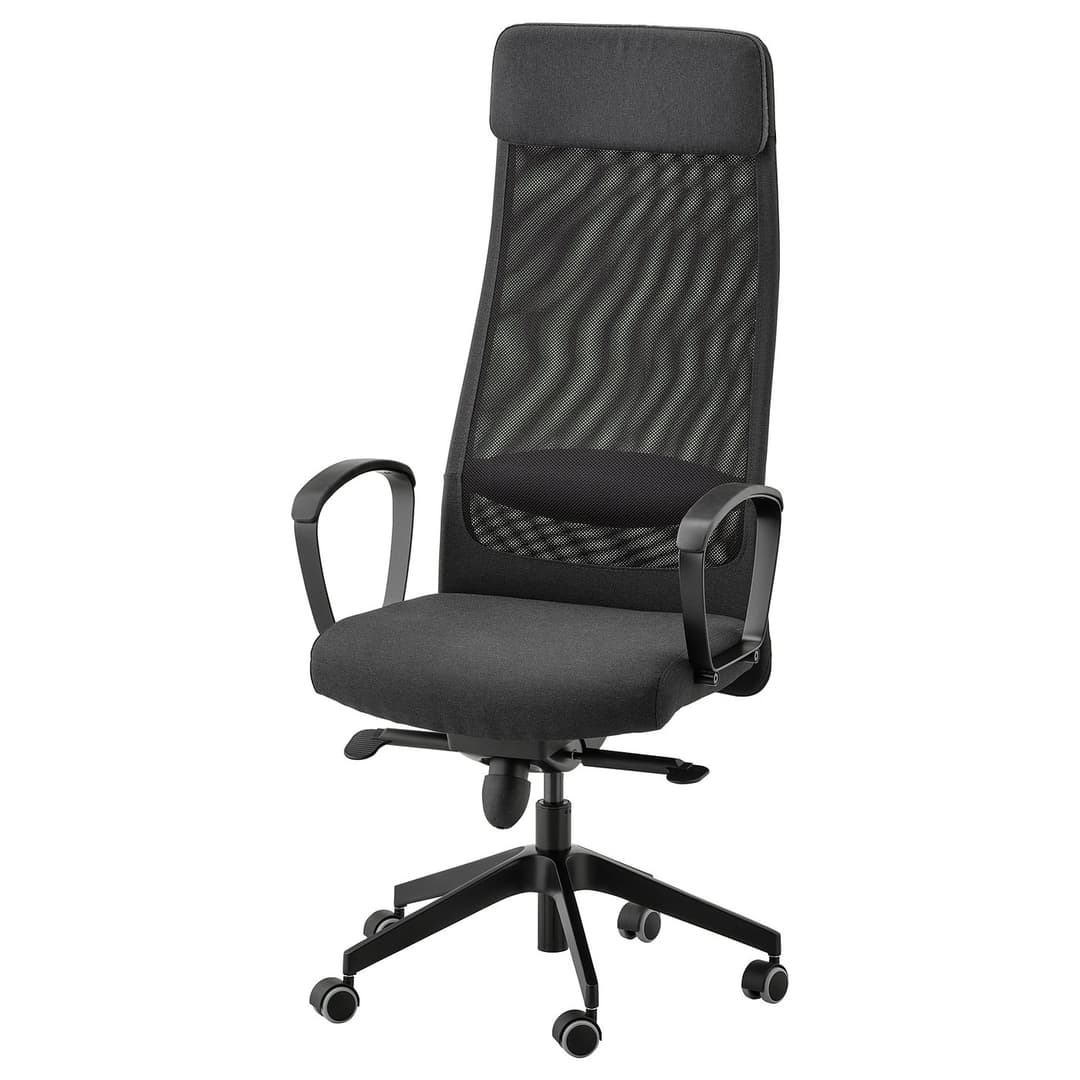 MARKUS office chair, Vissle dark gray, Medium