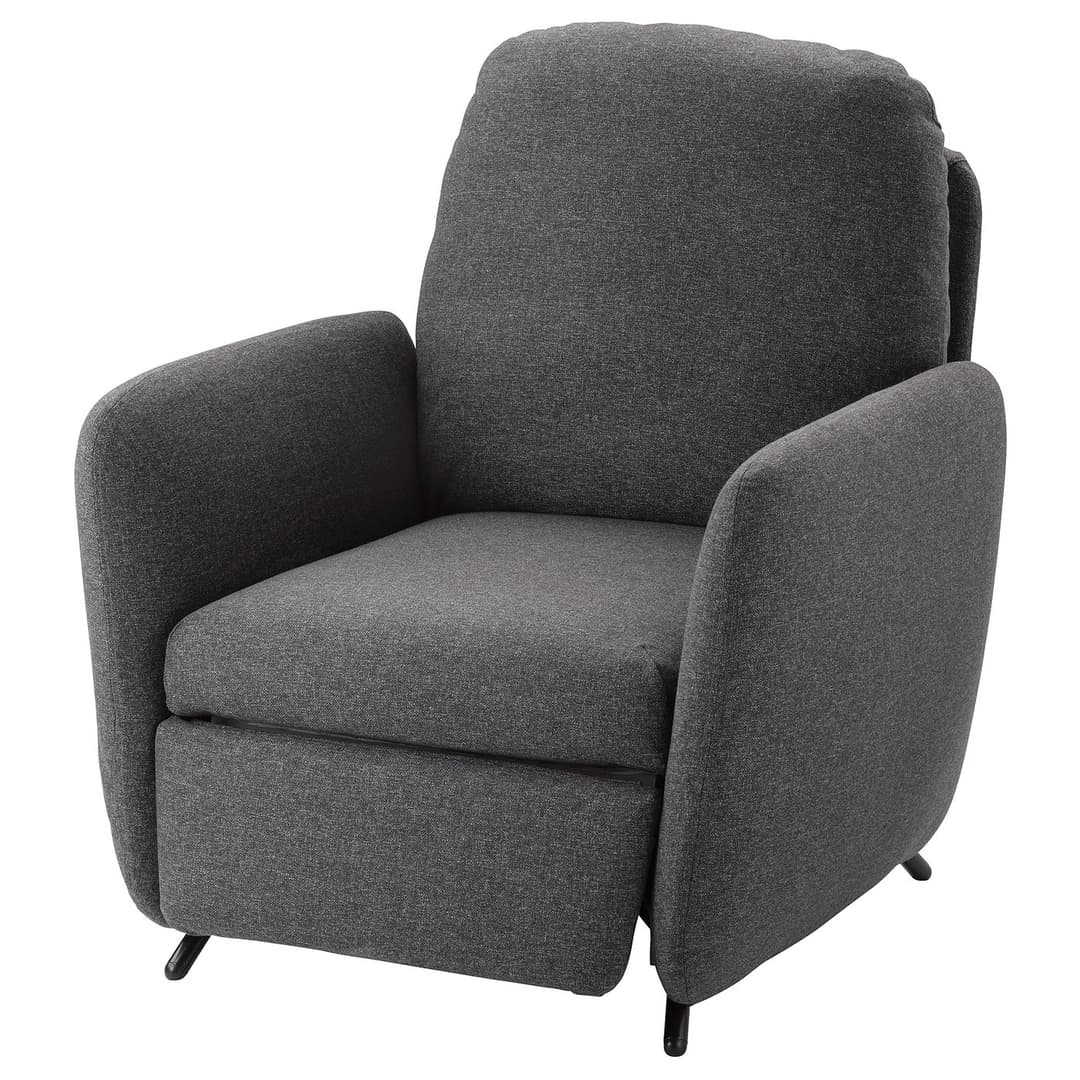 EKOLSUND recliner, Gunnared dark gray
