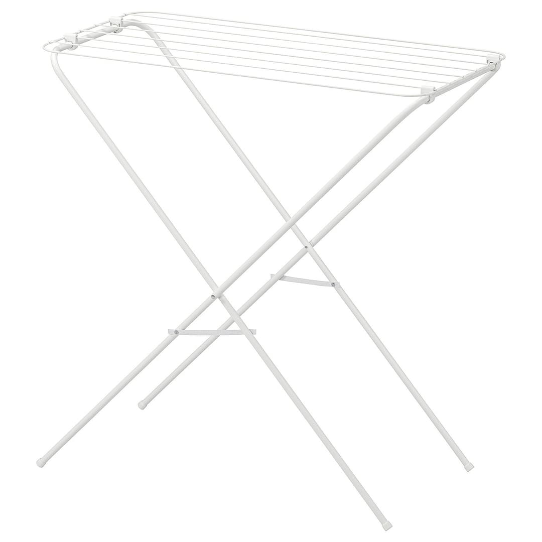 JÄLL drying rack, indoor/outdoor, white
